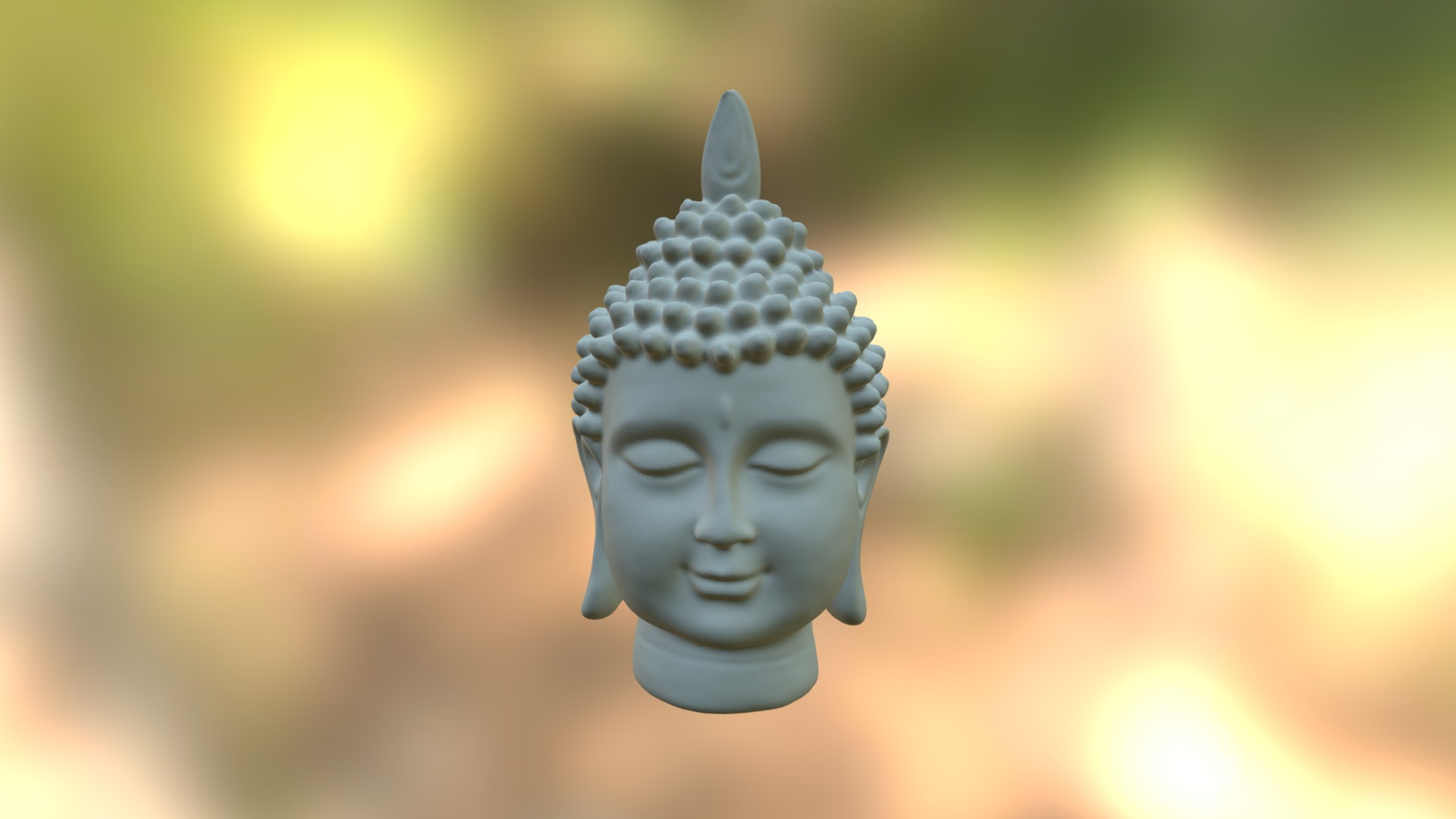3D model Buddha - This is a 3D model of the Buddha. The 3D model is about a statue of a person.