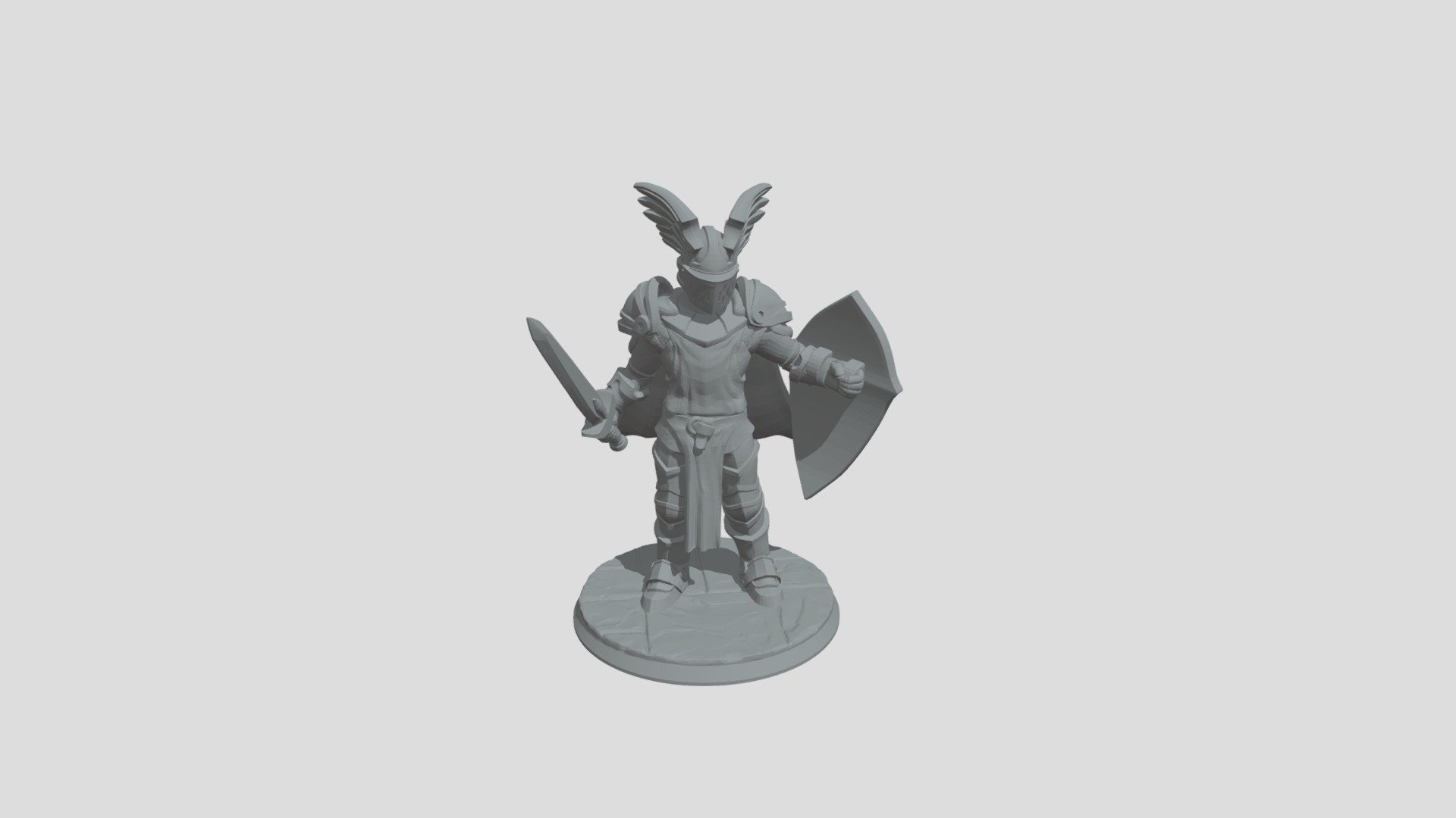 Hero Paladin Demo 3D model by HuntSpider [7ab02fc] Sketchfab