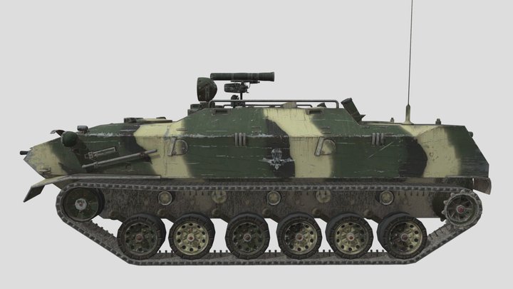BTR-RD - USSR 3D Model