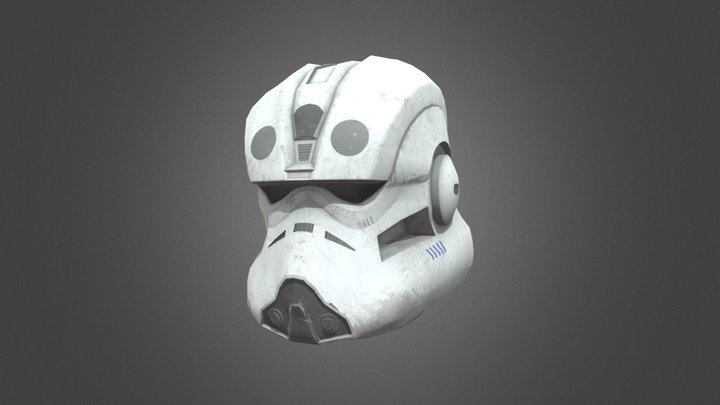 Star Wars: Clone Engineer Helmet 3D Model