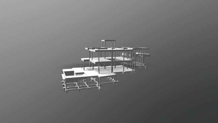 Portico 3D 3D Model