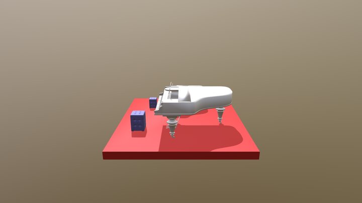 Рояль 3D Model