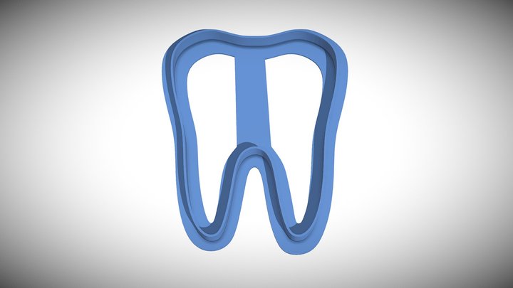 Teeth cookie cutter – Gratis 3D-model STL