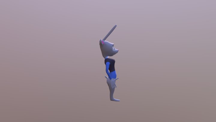 Judy Hopps V2 (posable and tex-coord) 3D Model