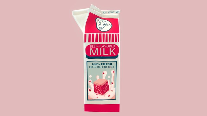 BEST flavor milk 3D Model