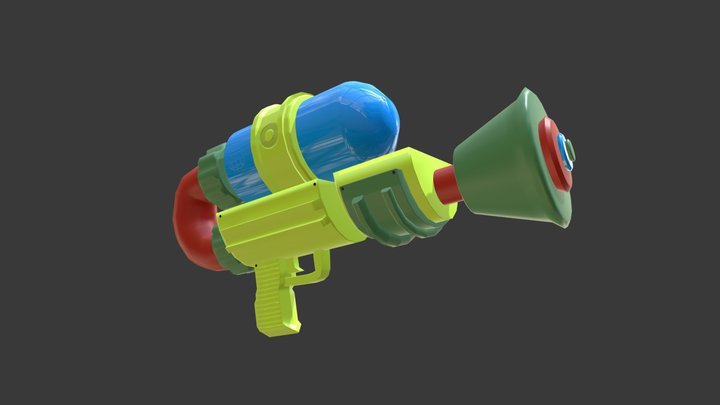 Splattershot 3D Model