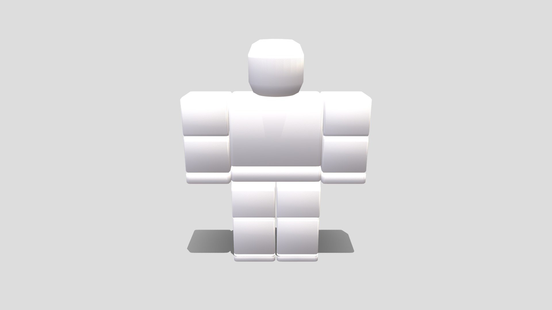 3D model Cartoon Roblox Logo VR / AR / low-poly