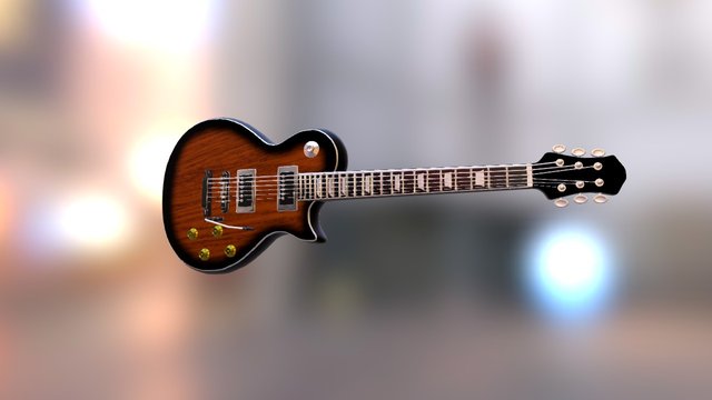 Guitar 3D Model