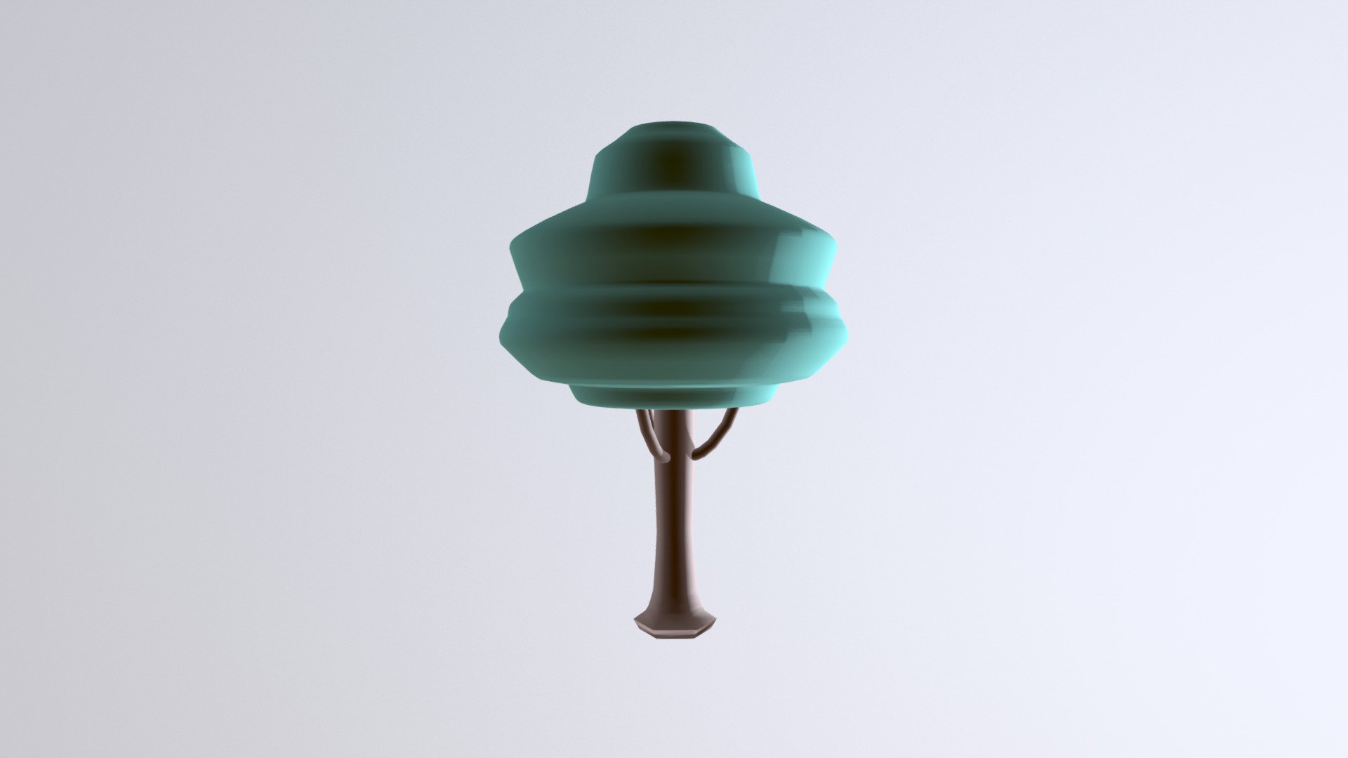 Single isolated tree