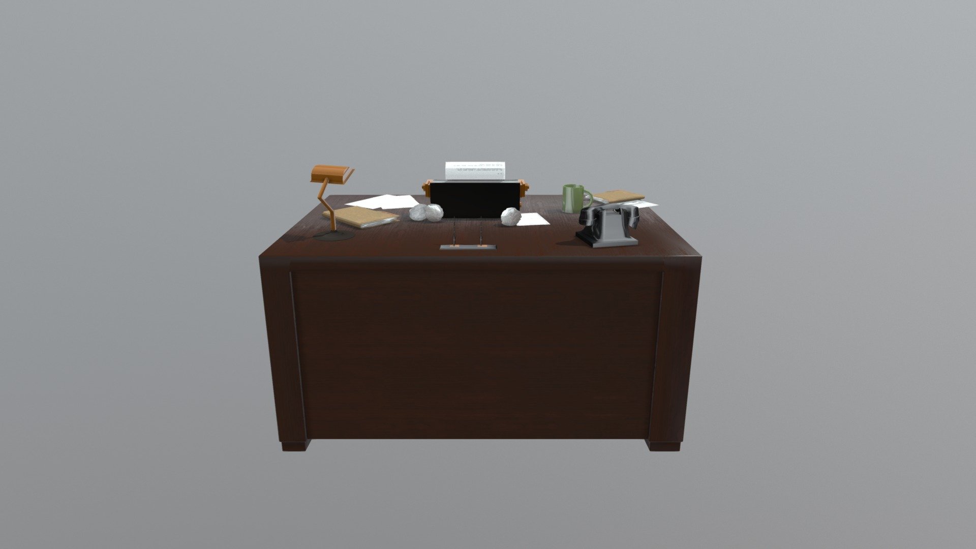 Desk Rising star 2018 - 3D model by MarcusB (@MarcusB123) [7ab8ef9 ...