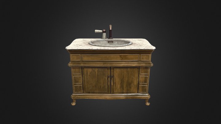 Dishonored 2 sink 3D Model