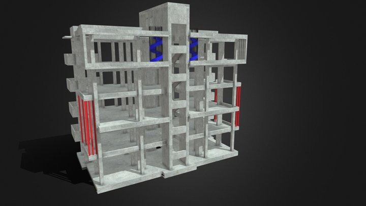 BUILDING AT ZAKAKI - LIMASSOL (144) 3D Model