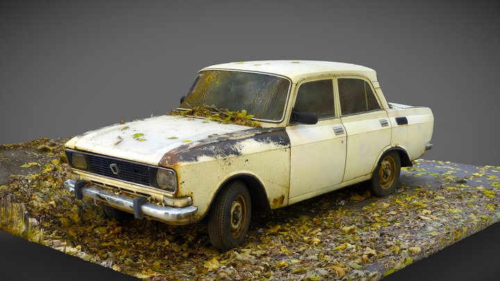 Moskvitch 2140. Made in USSR. Scan. 3D Model