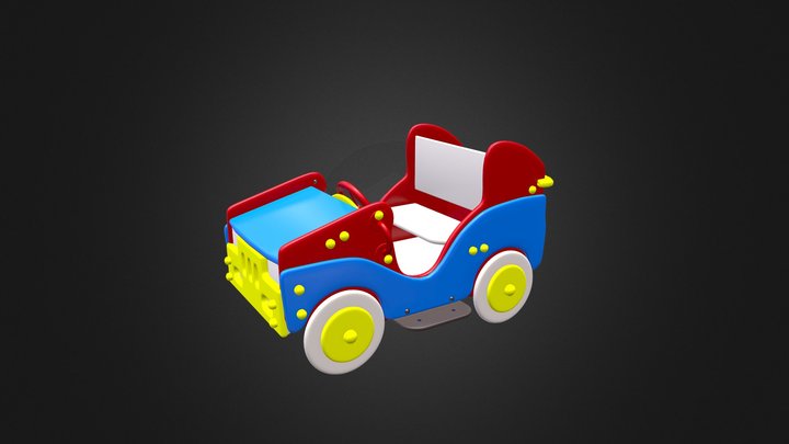 wooden car 3D Model