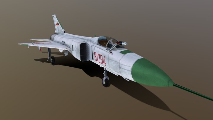 Shenyang J-8IIB – Modelo 3D gratuito STL
