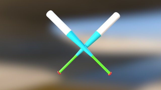 Baseball Stick 3D Model