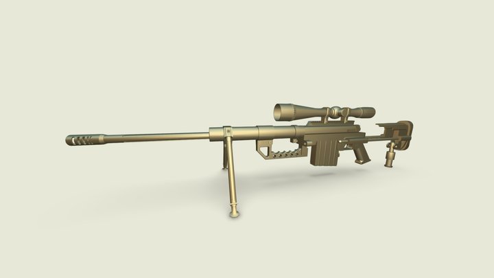 Cheytac M200 Intervention 3D Model