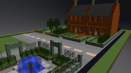 Building with Minecraft 1 - Design-a-plot task 3D Model