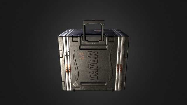 PBR Gator audio case 3D Model