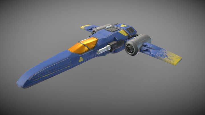 Sci-fi-spaceship 3D models - Sketchfab