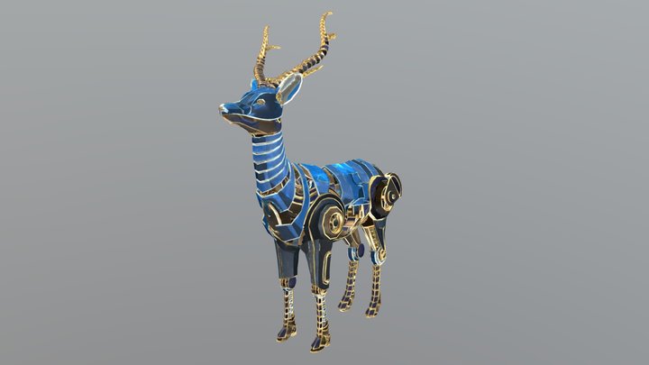 Steampunk Deer – Free 3D Model STL