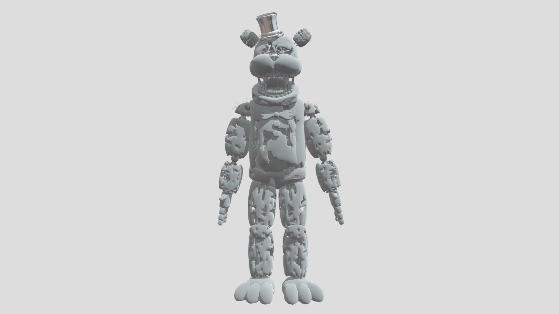 Torture Fredbear Low Poly