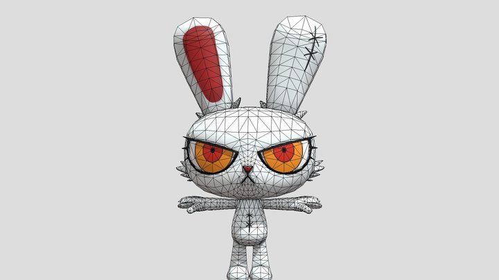 Bloody Bunny 3D Model