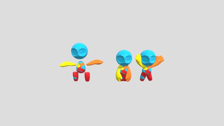 If Doey was in Garten 0 3D Model