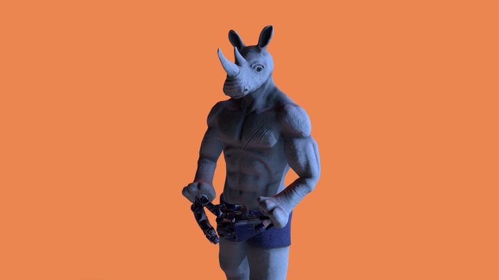 Rhino Man_2 3D Model