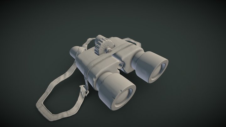 Adventure's camp [Binoculars] 3D Model