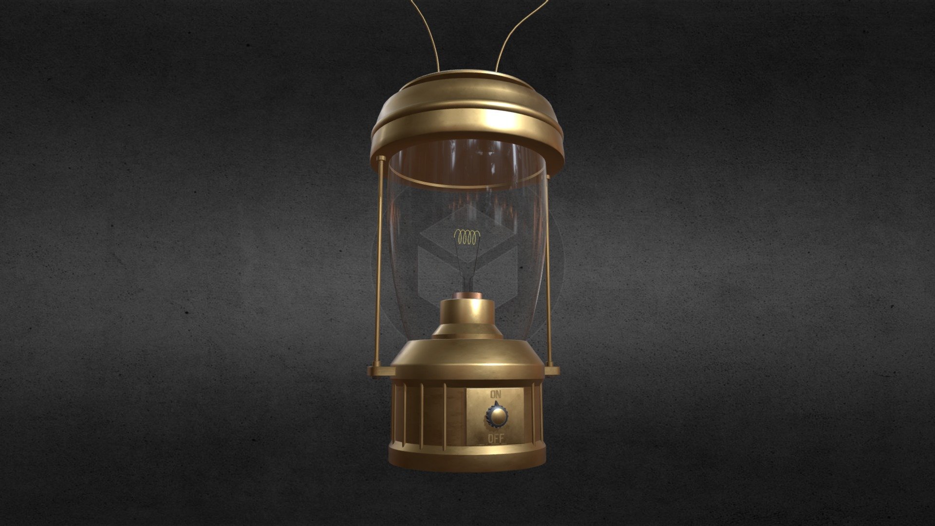 Vintage Lantern (High Poly PBR) - 3D model by unknownrenderer [7abfd4c ...