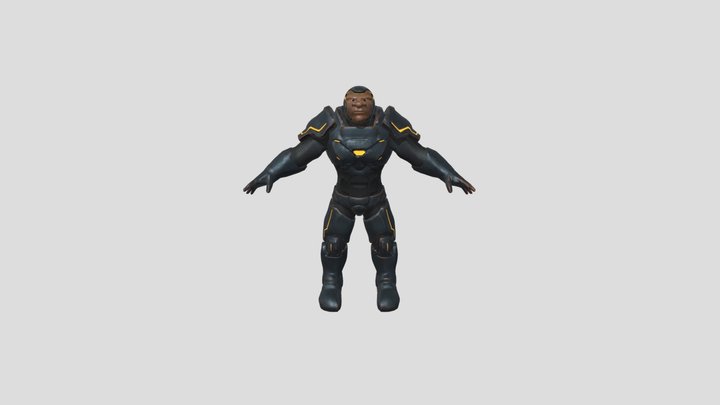 Brute Captain 3D Model