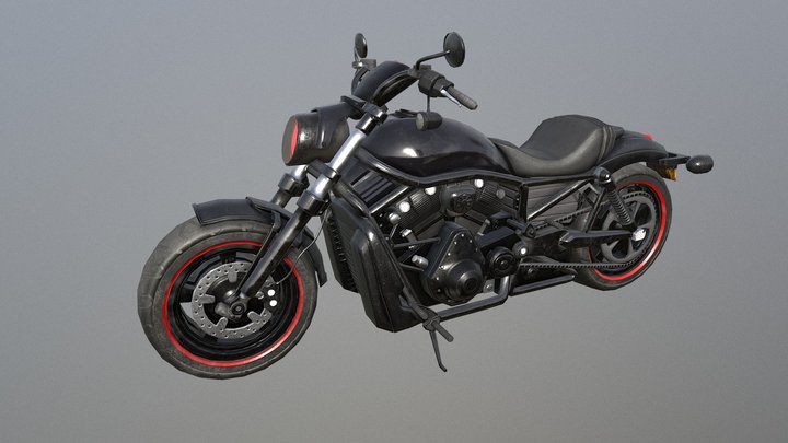 motorcycle 3D Model