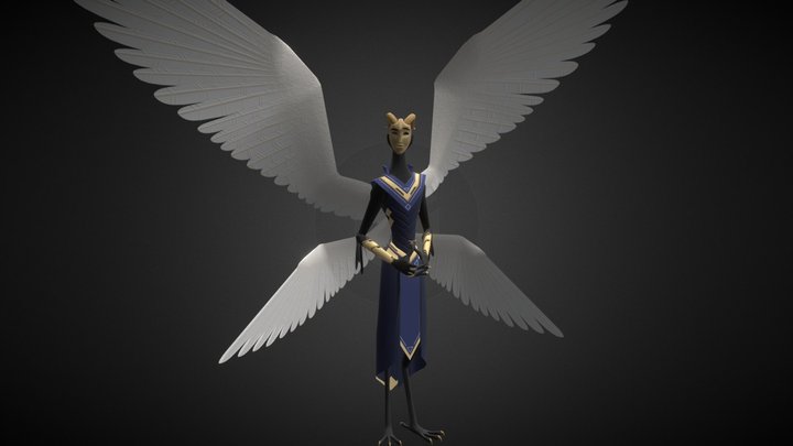 The Raven Queen 3D Model