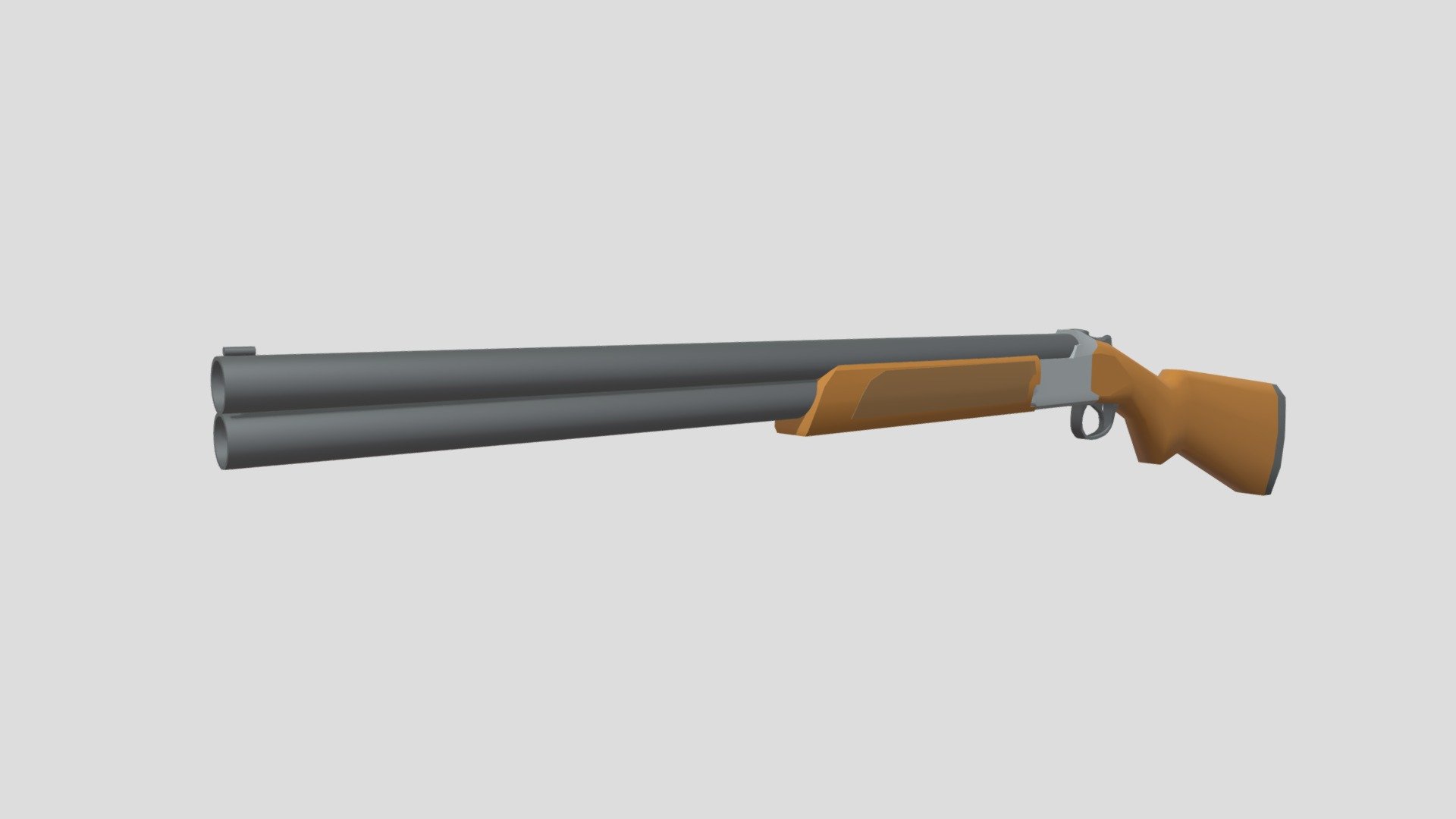 Browning Citori 725 Low Poly
