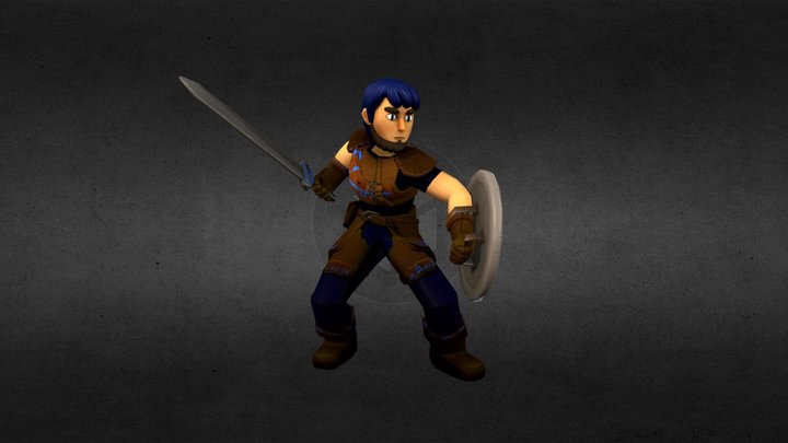 Swordsman 3D Model