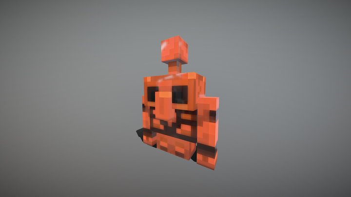 Copper Golem 3D Model