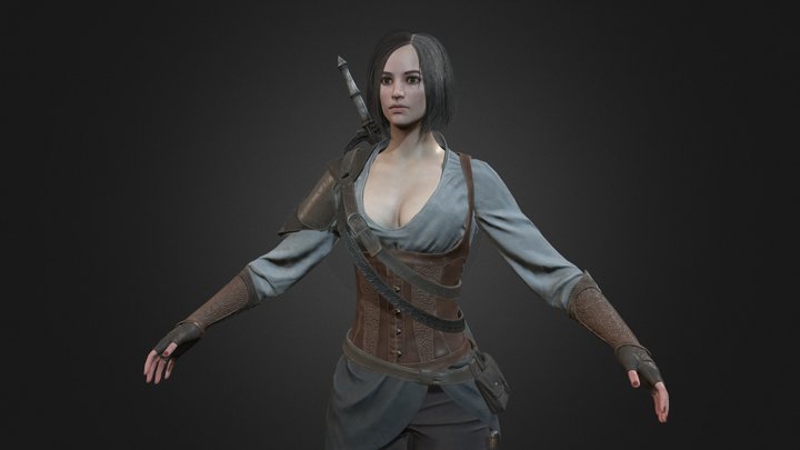 Anastasia 3D Model
