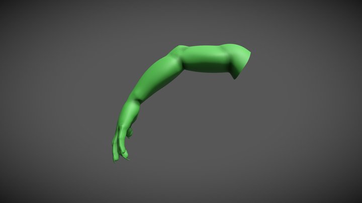 Stylized Hand 3D Model