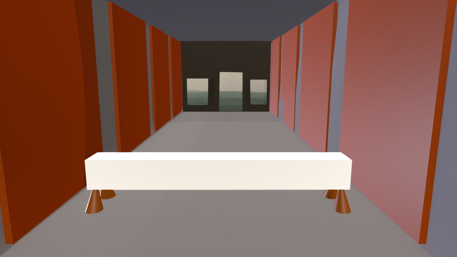 Une salle avec une table