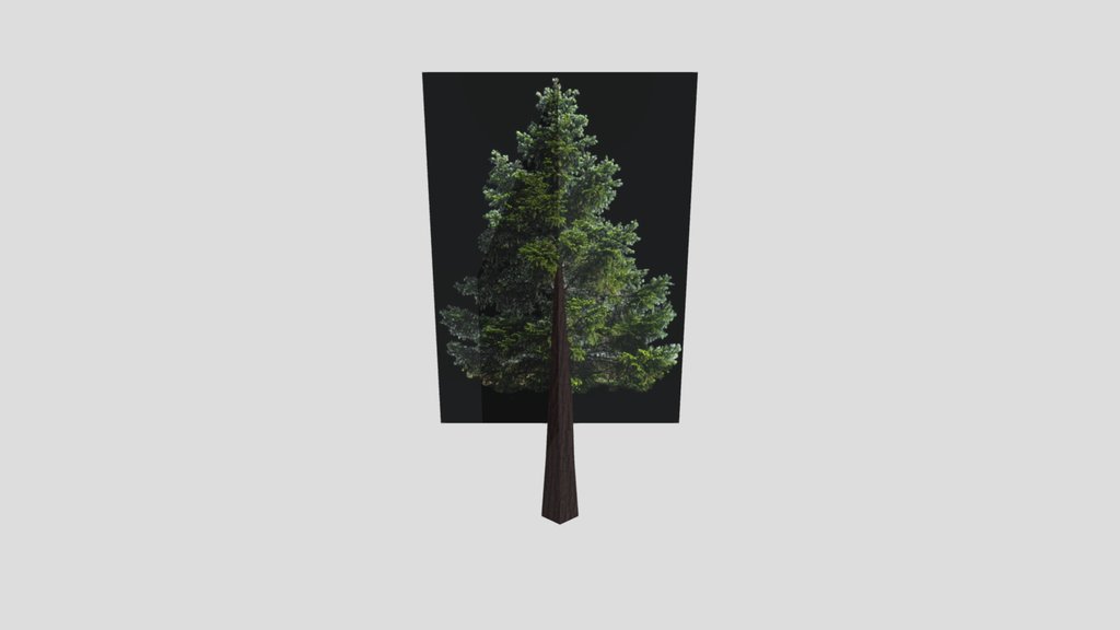 Psx Tree Low Poly (No black Background)