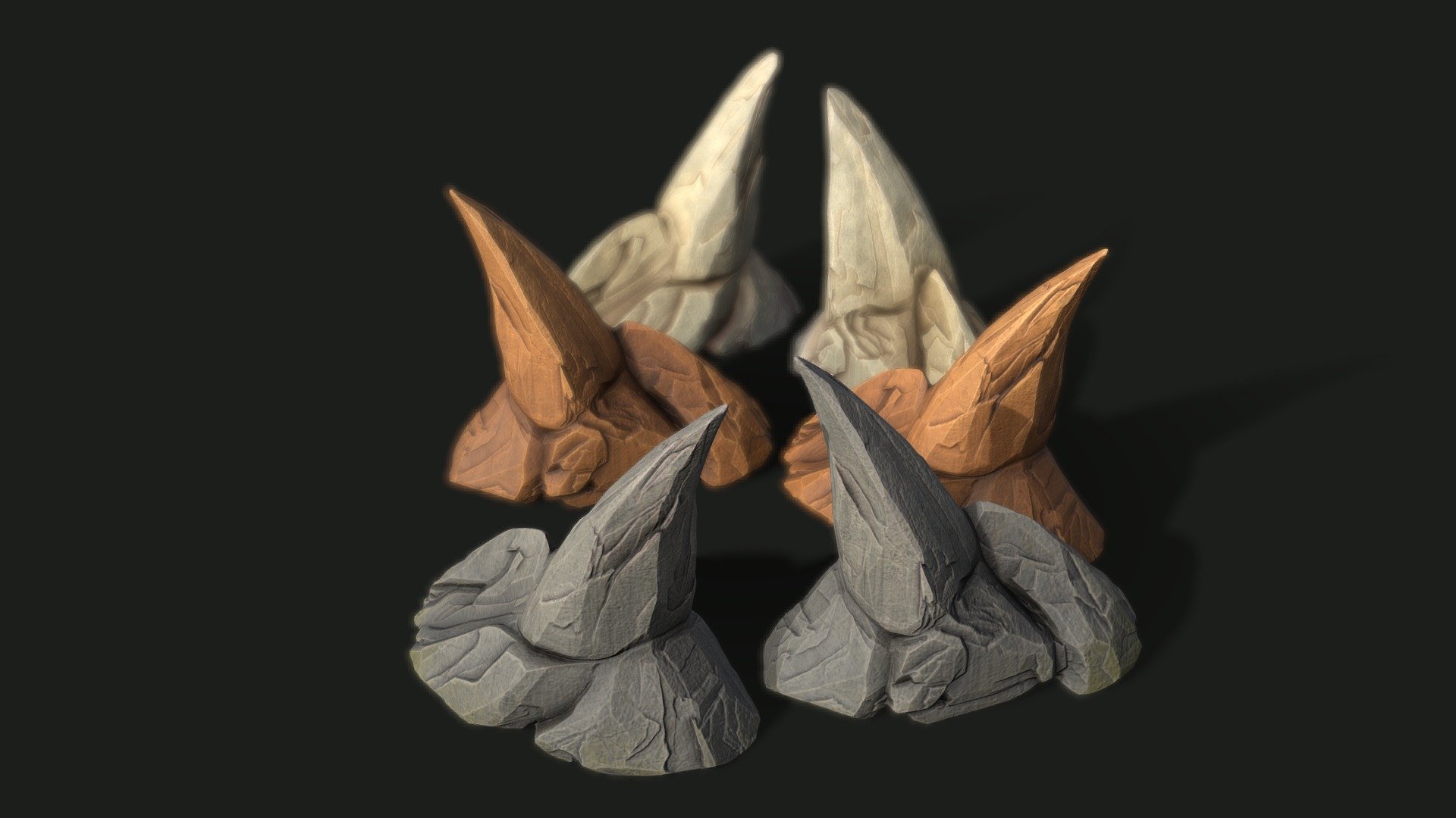 Sharp Rock 1.0 - Download Free 3D model by eoghanhennessy (@eoghanhennessy)  [9190972]