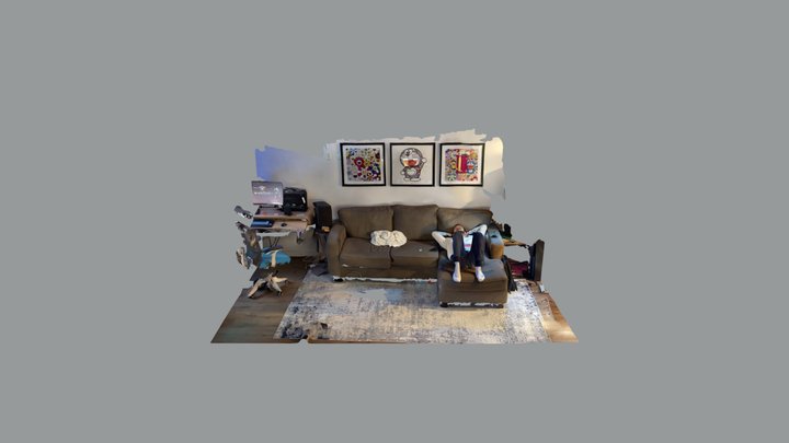 Relaxing After a Long Day 3D Model