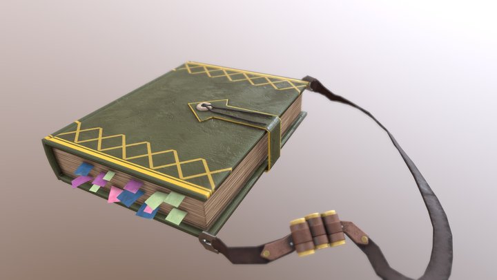 MHW Book 3D Model
