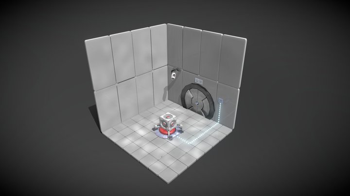 Portal Miniature 3D Model