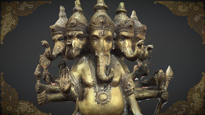Ganesha (5 headed mode) 3D Model