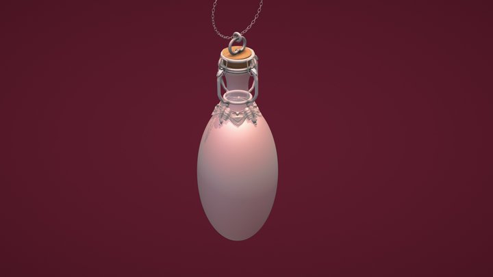 Sketch Fab Bottle 3D Model