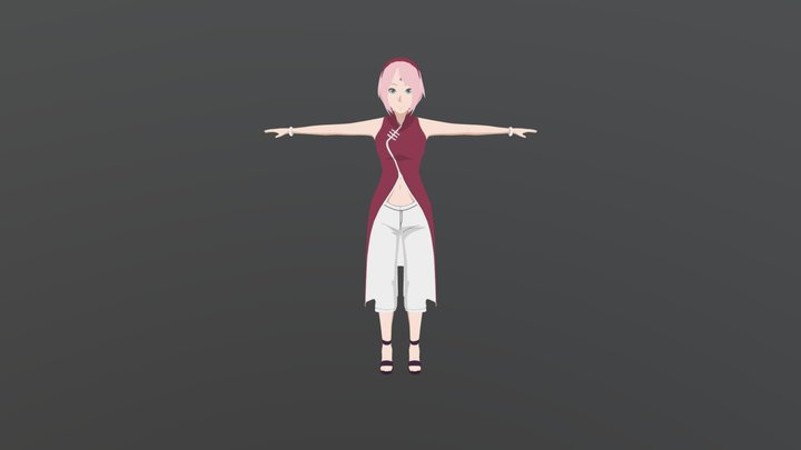 Sakura 3D Model