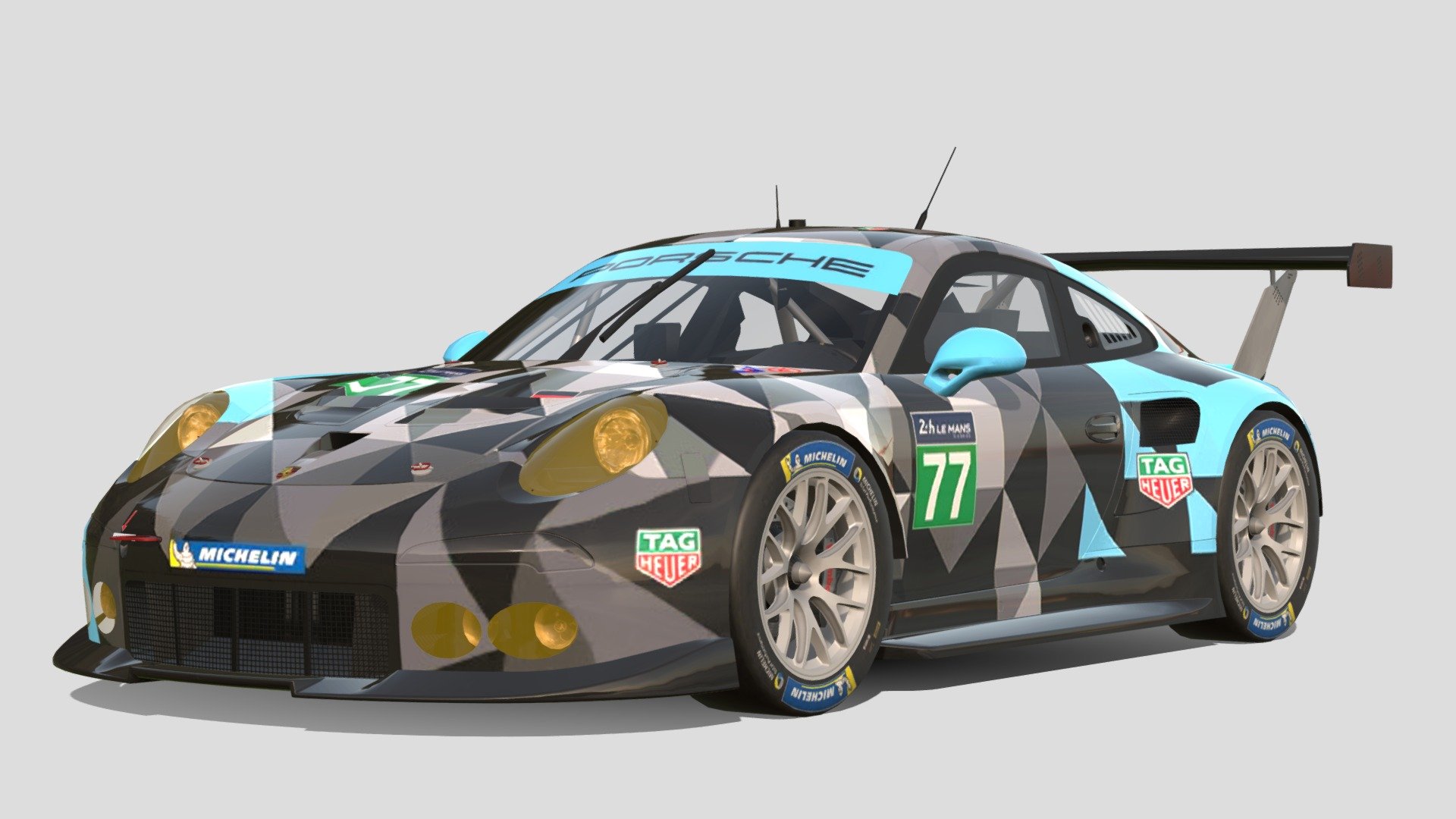 2016 Porsche 911 RSR - Download Free 3D model by OUTPISTON [7ac7413 ...