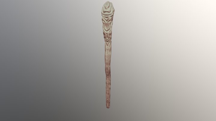 Day 12 - Staff - SculptJanuary 2019 3D Model
